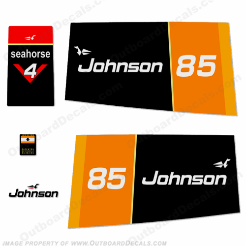 Multiple Sizes Available Details about   Johnson 1967 Outboard Decal Kit 3M Marine Grade 