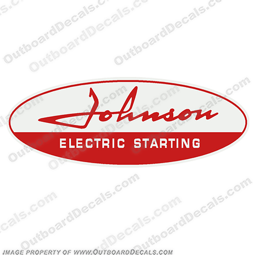Johnson Electric Starting Control Decal  1962, engine, ship, master, ship master, shiftmaster, shift master, shift-master, 62, controller, control, johnson, electric, start, starting, ignition, 
