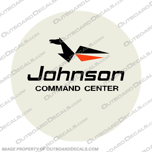 Johnson Throttle Decal for 1980s Command Center johnson, 1980s, 1980s, 80s, single, Command, Center, Command Center, control, decal, sticker, vintage