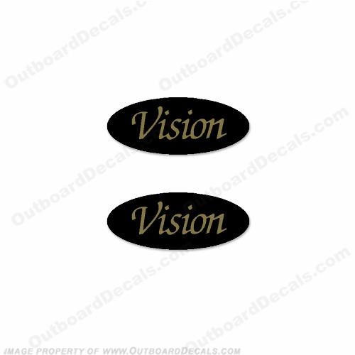 Kenner Vision Oval Boat Logo Decals (Set of 2) INCR10Aug2021