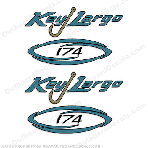 Key Largo 174  Decals (Set of 2) INCR10Aug2021