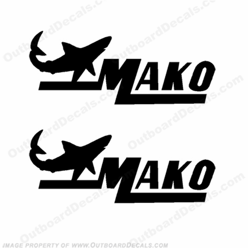 Mako 22 Boat Decals Set Of 2 Any Color Style 1