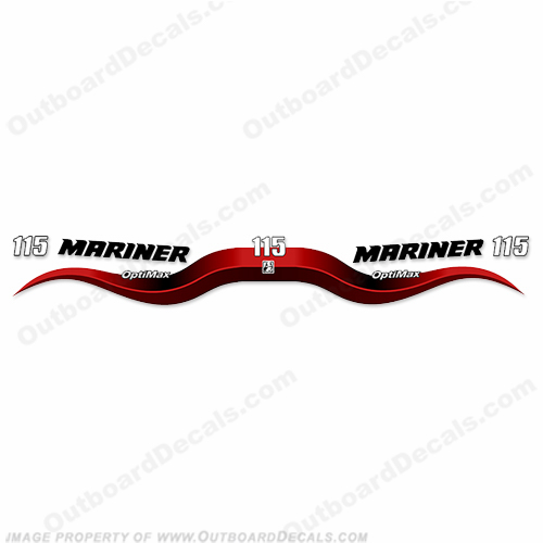 Mariner 115hp Optimax Decal Kit - Wrap Around INCR10Aug2021