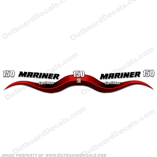 Mariner 150hp Optimax Decal Kit - Wrap Around 150, INCR10Aug2021