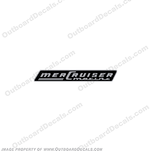 Mercruiser Dash Instrument Panel Label Decal mer, cruiser, mercruiser, dash, instrument, panel, logo, label, decal, sticker, part, number, 37-32851, 37, 32851, INCR10Aug2021