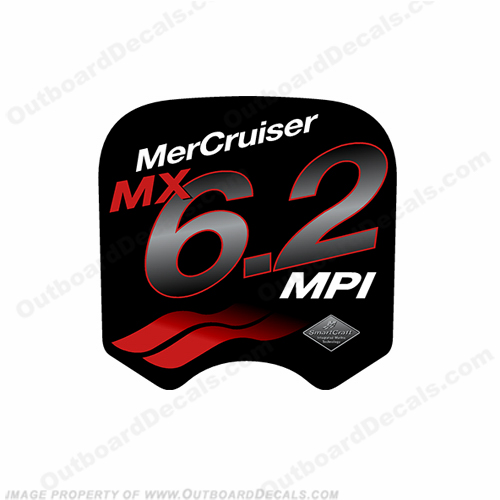 Mercruiser MX 6.2 MPi Decal INCR10Aug2021