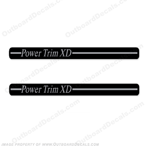 Mercruiser Power Trim XD Decals INCR10Aug2021