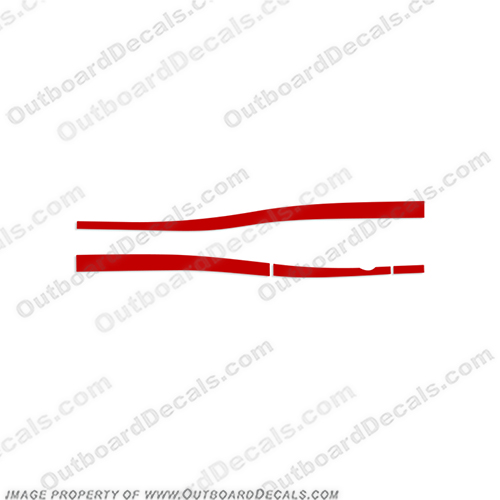 2006-2009 Mercury Band Replacement Decals for 75hp, 90hp, and 115hp Engines - Any Color!  mercury, band, decals, 75, 90, 115, hp, 2006, 2007, 2008, 2009, red