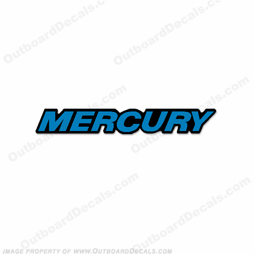 "Mercury" Single Decal - Blue INCR10Aug2021