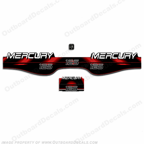 Mercury 125hp Decal Kit 1994 - 1999 INCR10Aug2021