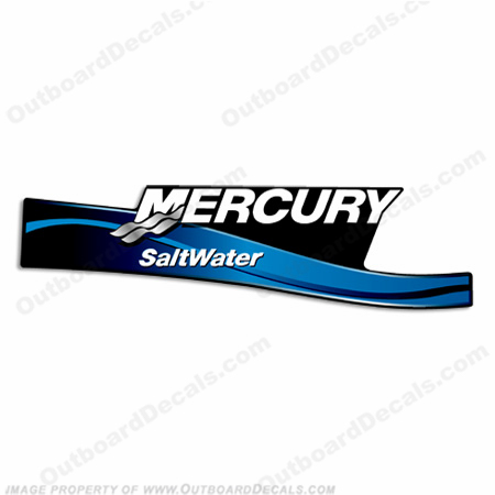 Mercury FourStroke Right Side Cowl Decal - Blue INCR10Aug2021