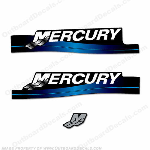 Mercury 2hp - 3.5hp Decal Kit 1999-2006 (Blue) INCR10Aug2021