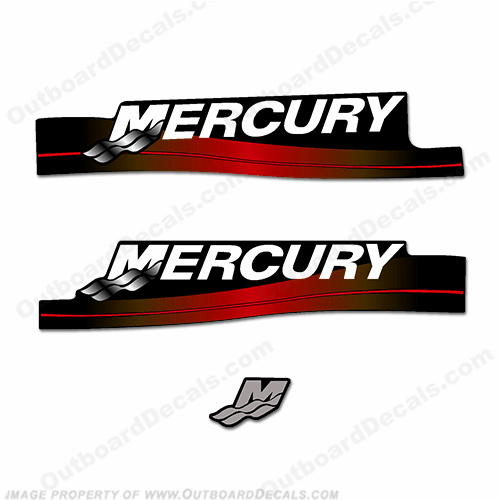 Mercury 2hp - 3.5hp Decal Kit 1999-2006 (Red) INCR10Aug2021