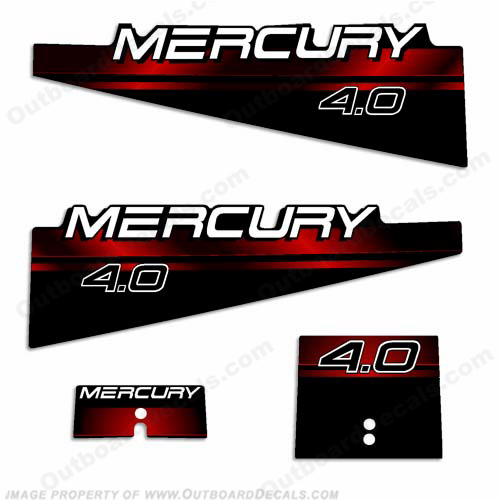 Mercury 4.0hp Decal Kit - 1994 - 1998 INCR10Aug2021