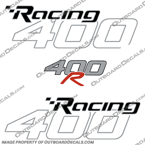 2019 - 2023 Mercury 400hp Verado Racing Decals - Any Accent Color! Mercury, Racing, Motor, Stripe, Accent, color, Decal, Decals, Any, Any Accent, 400, 400hp, 2019, 2020, 2021, 2022, 2023, Verado, 400r