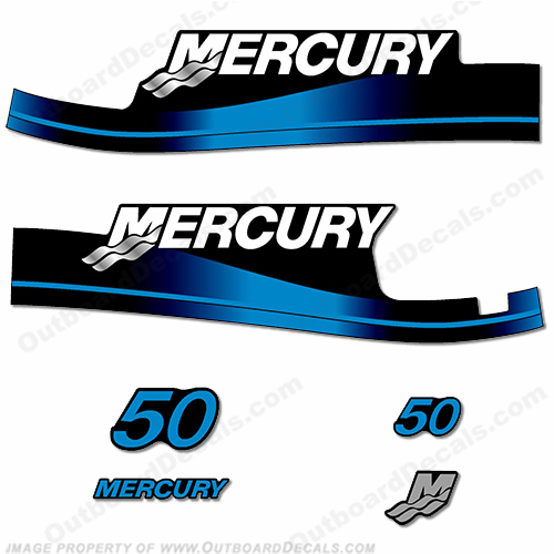 2019 2020 Mercury Mercruiser Racing XR drives Bravo One decals