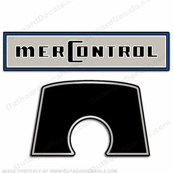 Mercury Single Lever Control Box Decals - Type C INCR10Aug2021
