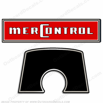 Mercury Single Lever Control Box Decals - Type E INCR10Aug2021