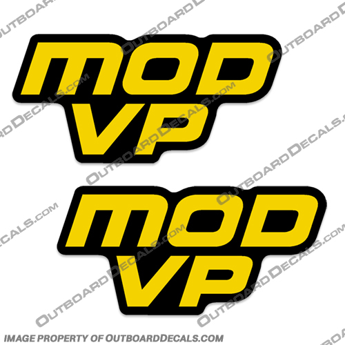 Mercury Racing "Mod VP" Decals mercury, mod, vp, racing, boat, stickers, decals, outboard, engine, 