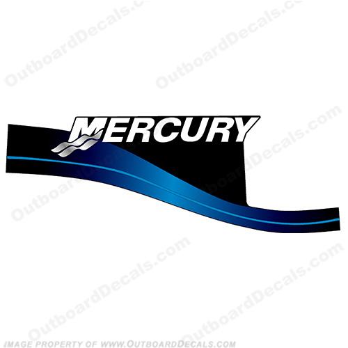 Mercury Right Side Decal - Blue INCR10Aug2021