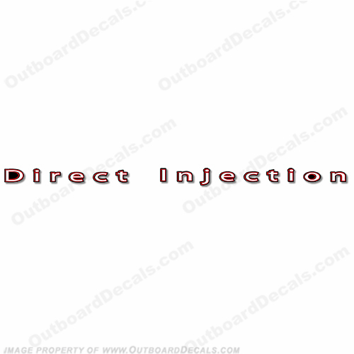 Mercury "Direct Injection" Decal INCR10Aug2021