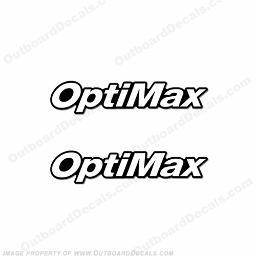 Mercury "Optimax" Decals (Set of 2) INCR10Aug2021