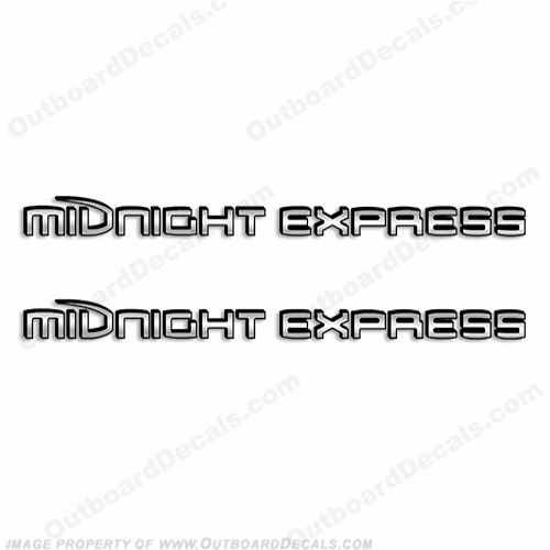 Midnight Express Decals - Chrome INCR10Aug2021