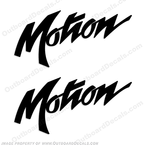 Motion Catamaran Boat Logo Decal (set of 2) - Any Color! edge, water, color, INCR10Aug2021