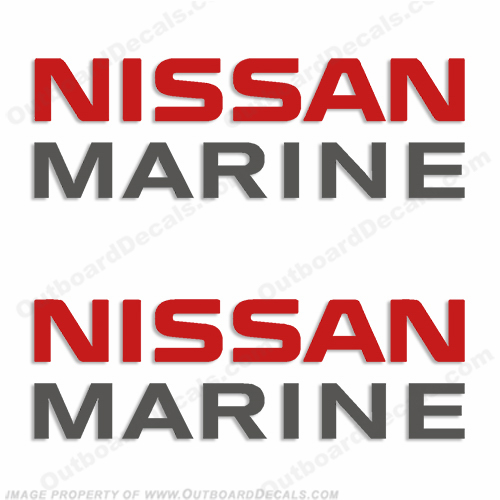 Nissan Marine Decals - Set of 2 INCR10Aug2021