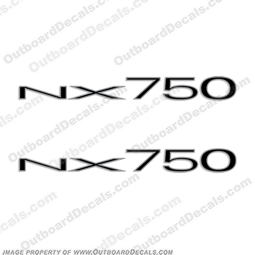 Nitro NX750 Boat Logo Decals (Set of 2) nitro,decals,nx750,bass,boat,stickers,logo