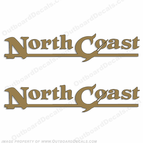 NorthCoast Boat Logo Decals (Set of 2) INCR10Aug2021
