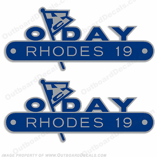 ODay Rhodes 19 Boat Decals (Set of 2) INCR10Aug2021