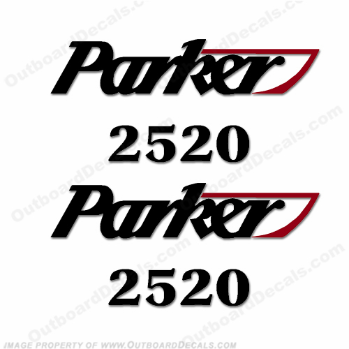 Parker 2520 Logo Decal (Set of 2) INCR10Aug2021