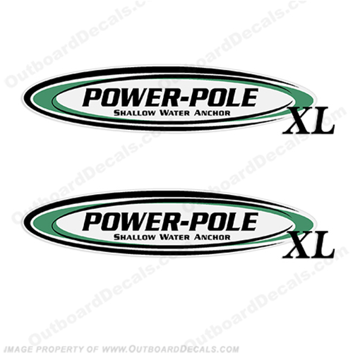 Power-Pole XL Shallow Water Anchor Decals - Set of 2 INCR10Aug2021