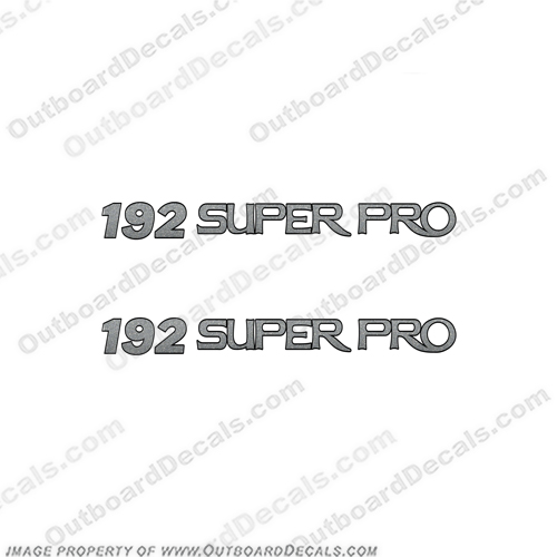 Pro Craft Boats 192 Super Pro Logo Decals (Set of 2)  procraft, pro-craft, pro, craft, 192, super, pro, boat, decal, sticker, kit , set, of, two, INCR10Aug2021