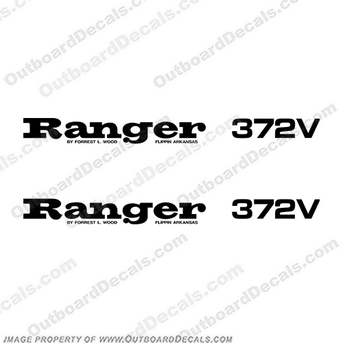Ranger 372V Decals (Set of 2) - Any Color!  INCR10Aug2021