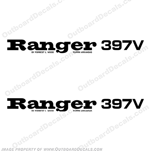Ranger 397V Decals (Set of 2) - Any Color!  INCR10Aug2021