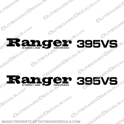 Ranger 395VS Decals (Set of 2) - Any Color! ranger, boat, boats, decal, sticker, any, color, custom, set, of, 2, two, decals, 395, VS, 395VS, 395-VS, 395 VS, early, 1980, 1980s, 1980s, 80, 81, 82, 83, 84, 85, 86, 87, 88, 89, 90, 91, 92, 93, 94, 95, 96, 97, 98, 99