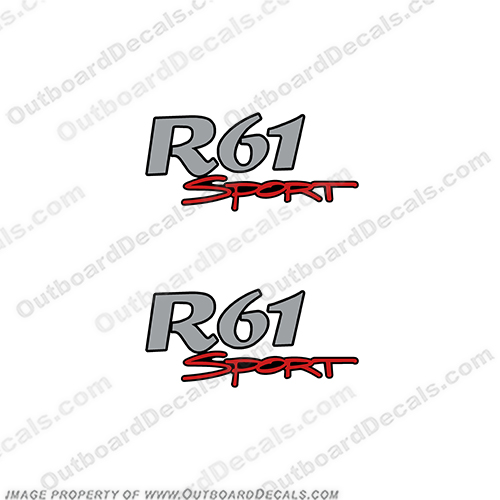 Ranger R61 Sport Decals (Set of 2) ranger, r61, r 61, 83, 61, boat, marking, tag, model, sport, decals, decal, sticker, stickers, kit, set, INCR10Aug2021