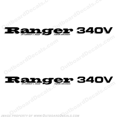 Ranger 340V Decals (Set of 2) - Any Color! 340 v, INCR10Aug2021