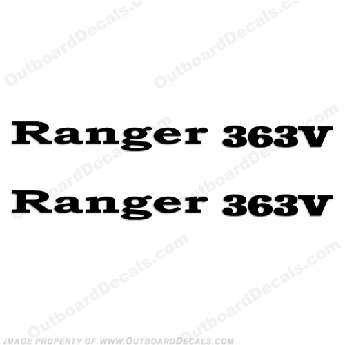 Ranger 363V Decals (Set of 2) - Any Color! INCR10Aug2021