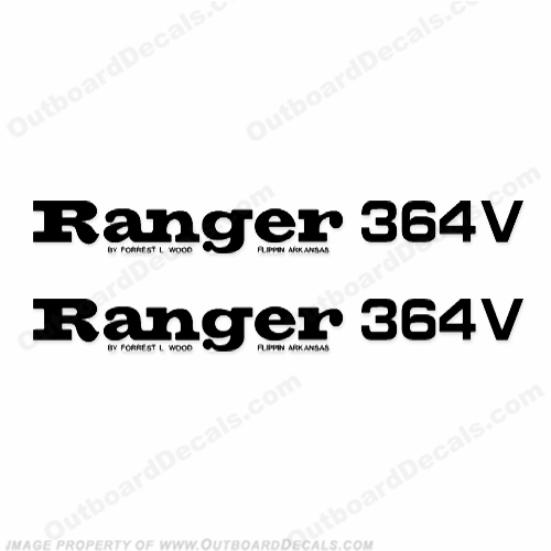 Ranger 364V Decals (Set of 2) - Any Color! INCR10Aug2021