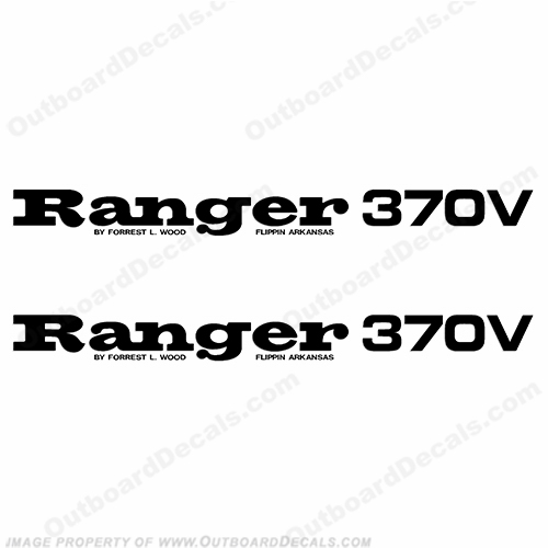 Ranger 370V Decals (Set of 2) - Any Color! INCR10Aug2021