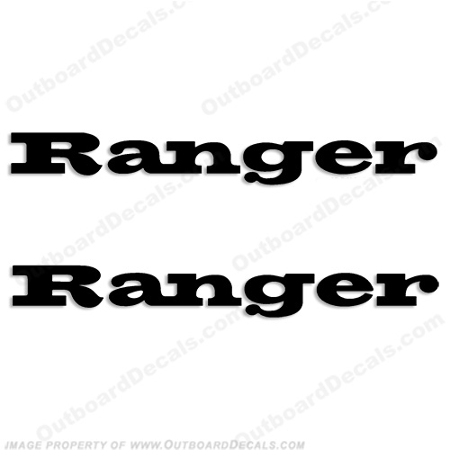 Ranger Boats Logo Decal Sticker 7.5" 10" 18" 23" Bass Fishing 17 18 19 20 22 24 