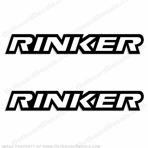 Rinker Boats Logo Decals - Any Color! INCR10Aug2021