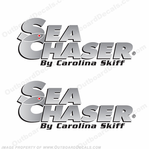 Sea Chaser by Carolina Skiff Boat Decals - Set of 2 INCR10Aug2021