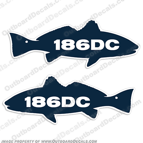 Sea Fox 186DC Decals  boat, decal, seafox, 186, 186dc, dc, console, center, hull, type, model, sticker, INCR10Aug2021