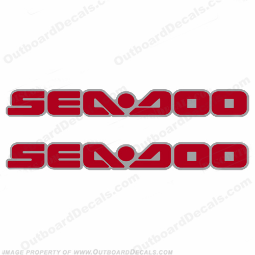 Sea-Doo Decals fits 2005 RXT - Red/Silver INCR10Aug2021