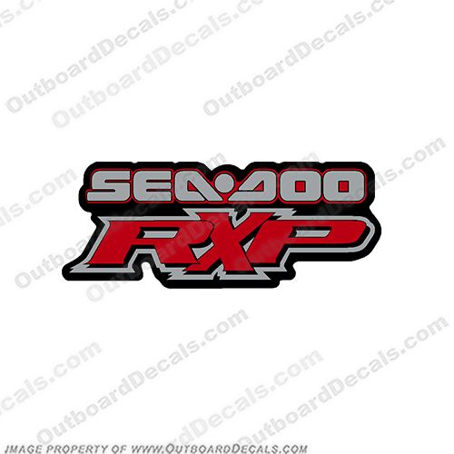 Sea-Doo "RXP" Decals - Red seadoo,rxp,watercraft,decal,stciker,logo