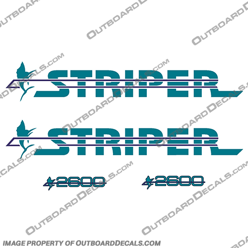 Seaswirl Striper 2600 Boat Decal Package sea, swirl, seaswirl, striper, 1850, 2100, 2000, 2600, boat, logo, decal, sticker, package, kit, set,